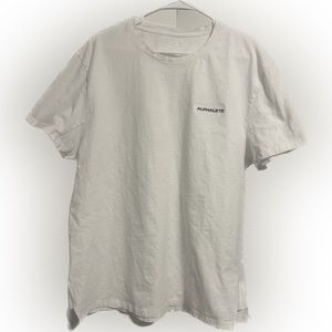 White Alphalete Tee XXL